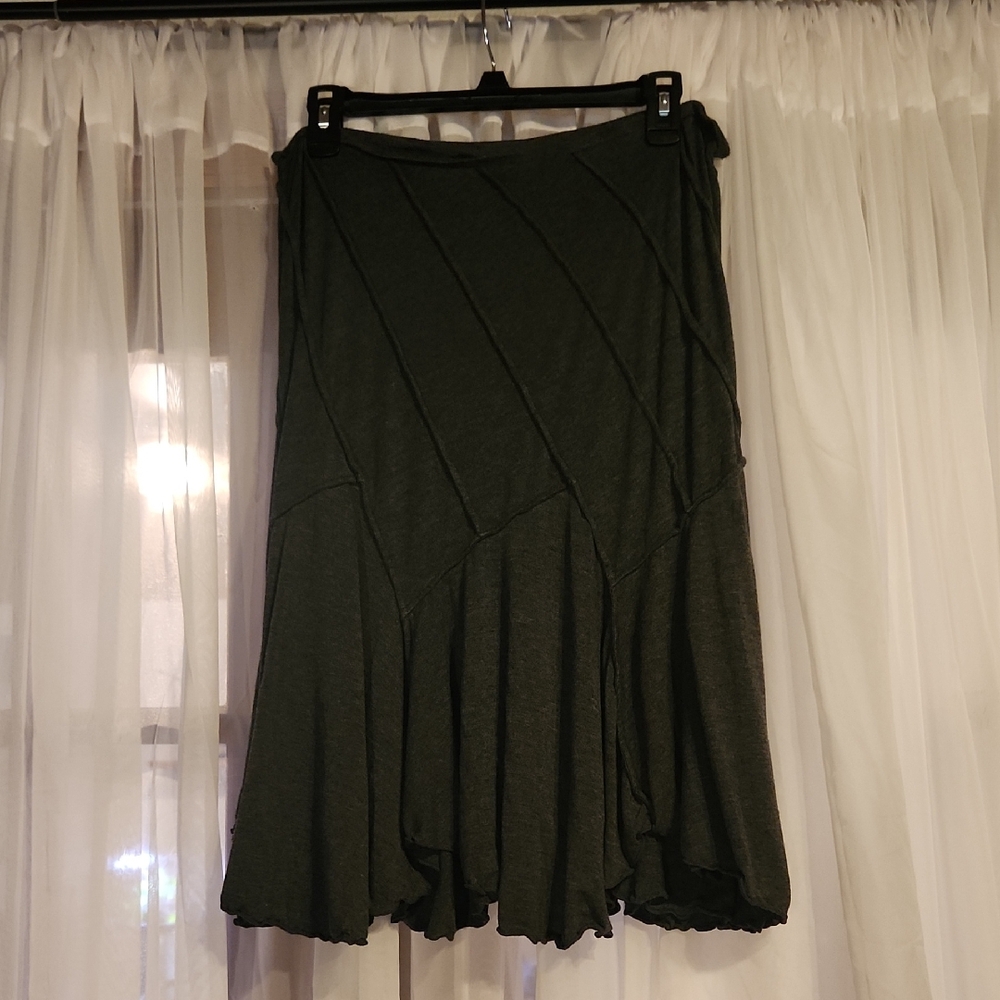 Max Studio Dark Grey Circle Skirty